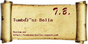 Tumbász Bella névjegykártya